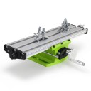 Mini stolní křížový posuvný pracovní stůl 310x90mm Nastavitelný pracovní stůl pro vrtačku frézku dílenské práce dřevo kov 2
