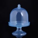 Mini suport de servire cu capac pentru deserturi și dulciuri 12 buc Suport din plastic cu capac transparent 8 x 9 cm Servire originală 2
