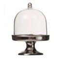 Mini suport de servire cu capac pentru deserturi și dulciuri 12 buc Suport din plastic cu capac transparent 8 x 9 cm Servire originală 4