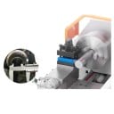 Mini sústruh na kov 180 x 400 mm 800 W Bezkartáčový motor Plynulá regulácia otáčok Digitálny displej Liatina HT200 Šedý Do dielne 3