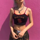 Mini tanktop med djævleprint til kvinder 5