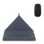 Mini tastatură cu suport și mouse 6