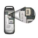 Μίνι τηλέφωνο κουμπιών SERVO OLED 2G Dual SIM Bluetooth Micro USB Θύρα microSD Αφαιρούμενη μπαταρία 380 mAh Υποστήριξη πολλών γλωσσών 3