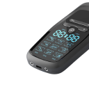 Mini TENS EMS elektrostimulátor svalů 9 režimů 19 úrovní intenzity LCD displej černý akupunkturní masážní přístroj na bolesti 4