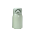 Mini termosca con coperchio a chiusura 220 ml 13,5 × 6,5 cm Acciaio inossidabile Termosca portatile beige per bevande da lavoro scuola 5