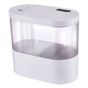 Mini-Tischaquarium 1,8 l mit LED-Licht und eingebauter Wasserpumpe USB-Stromversorgung Dekoratives Aquarium für Fische Kleines Aquarium 3