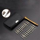 Mini tournevis avec embouts 25 pcs 2