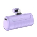 Mini trådløs powerbank med lightning-stik 4500 mAh 4