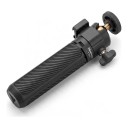 Mini trépied et perche à selfie 15–30 cm avec tête sphérique 360° Filetage 1/4 pouce Charge maximale 2 kg Noir Pour caméras d'action et appareils 4