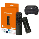 Mini TV stick Android 13 4K HDMI Google Assistant 1+8 GB Full HD Wi-Fi 5 GHz z mini bezprzewodową klawiaturą 2.4G i touchpadem do domowej rozrywki 8