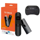 Mini TV stick Android 13 4K HDMI Google Assistant 2+16 GB Full HD Wi-Fi 2.4/5GHz mini vezeték nélküli billentyűzettel 2.4G érintőpaddal Otthoni 6