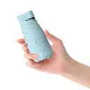 Mini umbrelă pliabilă 15x6 cm pentru geantă Umbrelă colorată împotriva soarelui și ploii UPF50+ 90x53 cm Umbrelă de călătorie compactă în culori luminoase 5
