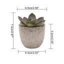 Mini umělá rostlina aloe v květináči Dekorativní falešný stromek Simulovaná bonsai Květina Stolní ozdoba Domácí kancelářská zahradní výzdoba 2