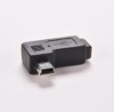 Mini USB 5-nastainen uros/naaras -kulmasovitin 2