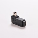 Mini USB 5-nastainen uros/naaras -kulmasovitin 6