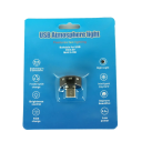 Mini USB-C LED RGB světlo 1,5 x 1,9 x 1,6 cm Multifunkční ambientní lampička 8 barev přenosné dekorativní osvětlení 5V 3