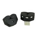 Mini USB-C LED RGB světlo 1,5 x 1,9 x 1,6 cm Multifunkční ambientní lampička 8 barev přenosné dekorativní osvětlení 5V 4