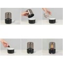 Mini USB difuzor de aromă Umidificator de aer cu lumină de noapte Umidificator portabil silențios pentru dormitor birou 4