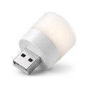Mini USB LED lampka 10 sztuk Ciepłe białe światło 1 W 5 V 23 x 42 mm ABS i PC Biała Nocna lampka do laptopa powerbanki i ładowarki 3