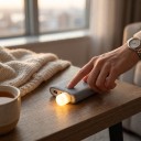 Mini USB LED lampki 5 sztuk Ciepłe białe światło 1 W 5 V 23 x 42 mm ABS i PC Białe Nocne światło do laptopa powerbanki i ładowarki 2