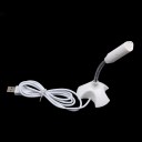 Mini USB-mikrofon med stativ - Hvid 5