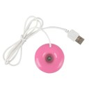 Mini USB zvlhčovač vzduchu 5 cm Donut s negativními ionty Přenosný aroma difuzér Tichý zvlhčovač do kanceláře auta 1
