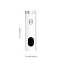 Mini UV LED lampa na nehty Přenosná se stojánkem a digitálním displejem 9 x 2,4 cm 3 W baterie 400 mAh USB-C Na gelové nehty i manikúru 3