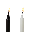 Mini velas sem perfume 12 pcs 16 x 1,2 cm velas em forma de bastão de cera várias cores para iluminação de emergência decoração e uso com cera 4