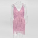 Mini vestido con flecos 10