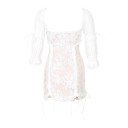 Mini vestido de encaje 5