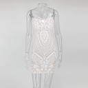 Mini vestido de lentejuelas de lujo 8