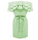 Mini vestido de mujer con volantes 6