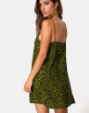 Mini vestido de mujer verde 2