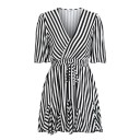 Mini vestido de rayas 1