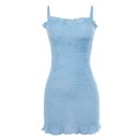 Mini vestido de verano con hombros descubiertos 7