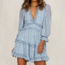 Mini vestido romántico con volantes 4