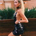 Mini vestido sexy con lentejuelas 2
