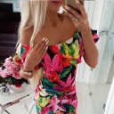 Mini vestidos com flores A2761 1