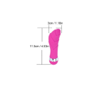 Mini vibrador de silicona con forma de capullo de flor cerrado, funcionamiento silencioso, fácil de controlar, superficie agradable, embalaje discreto. 2