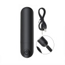 Mini vibrador de silicona resistente al agua con 10 modos de vibración, superficie lisa, diseño ergonómico, fácil mantenimiento, embalaje discreto. 1