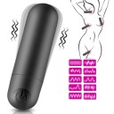 Mini vibrador de silicona resistente al agua con 10 modos de vibración, superficie lisa, diseño ergonómico, fácil mantenimiento, embalaje discreto. 2