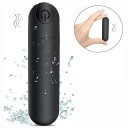 Mini vibrador de silicona resistente al agua con 10 modos de vibración, superficie lisa, diseño ergonómico, fácil mantenimiento, embalaje discreto. 4