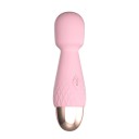 Mini vibrator din silicon 10,2x2,6 cm în formă de baghetă magică cu 10 moduri de vibrație și port USB ascuns, ambalaj discret 1