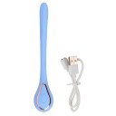 Mini vibrator din silicon in forma de lingura, 10 moduri de vibratie, incarcare prin cablu USB magnetic 4