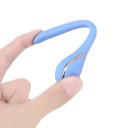 Mini vibrator din silicon in forma de lingura, 10 moduri de vibratie, incarcare prin cablu USB magnetic 2