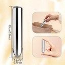 Mini vibrator metalic 10x2 cm in forma de cartus cu 10 moduri de vibratie si incarcare USB, ambalaj discret 3