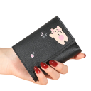 Mini Wallet with Animated Design 10.7x2x8.3 cm More than 6 Compartments Photo Window Banknote Pocket Premium Artificial Leather Bear Rabbit Dinosaur Motifs 2