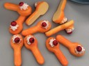 Mini wienerbrødspynt 10 stk. 8