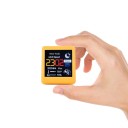 Mini WiFi meteorológiai állomás 45 x 35 x 40 mm Hordozható kijelző hőmérő páratartalom mérő óra ébresztőasztali digitális meteostanica lakásdekoráció 2