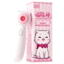 Mini womanizer 13 cm en forme de petite chatte blanche, 2 intensités de succion, étanche, à piles, emballage discret 1